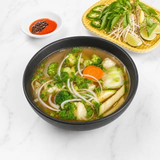 P11. Vegetables Tofu with Fried Onion - Chay (M)