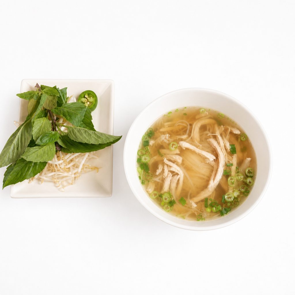 P10. Chicken with Fried Onion - Gà (M).
