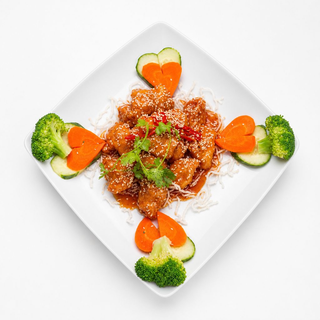 S1. Sesame Chicken - Gà Mè.