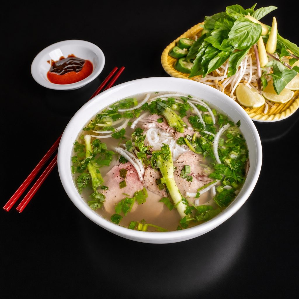 P5. Rare Steak & Brisket - Tái Nạm (M).