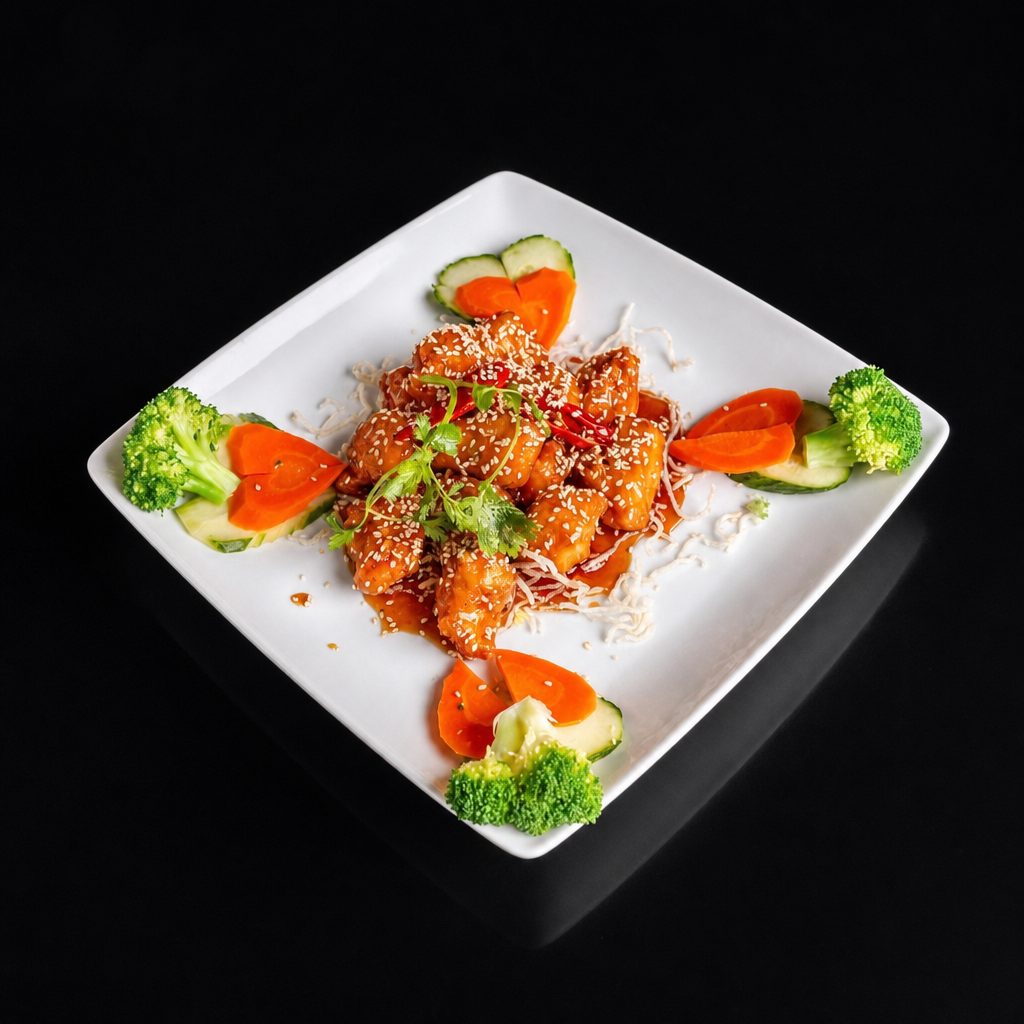 S2. Sesame Chicken - Gà Mè.