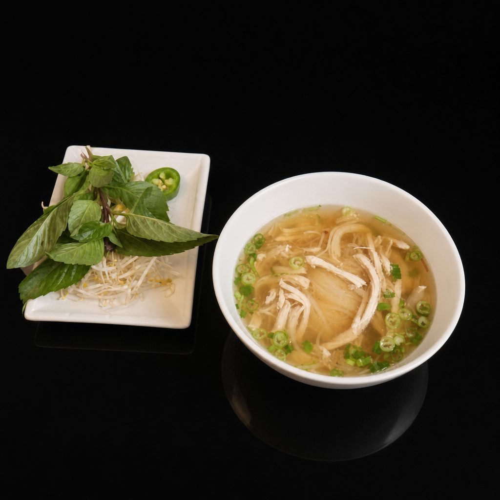 P10. Chicken with Fried Onion - Gà (M).