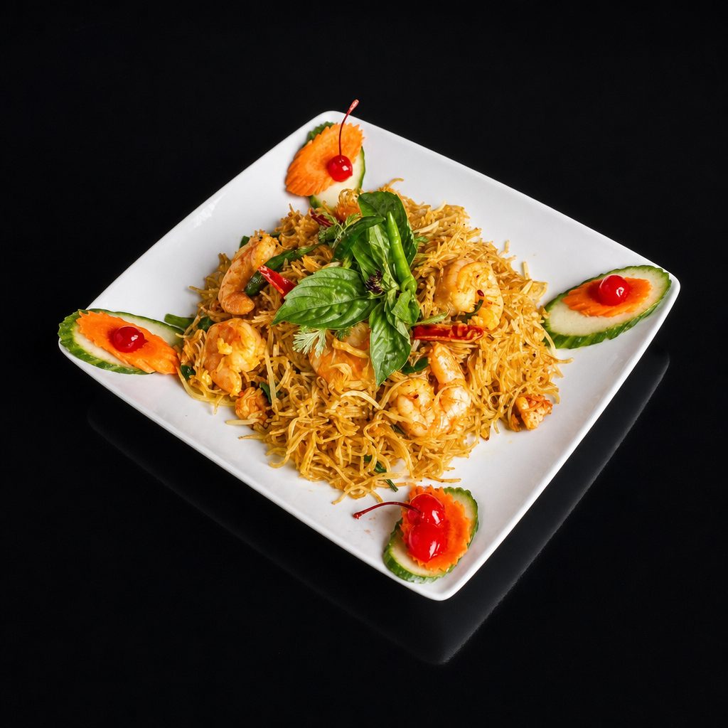 S5. Singapore Noodles - Bún Xào.