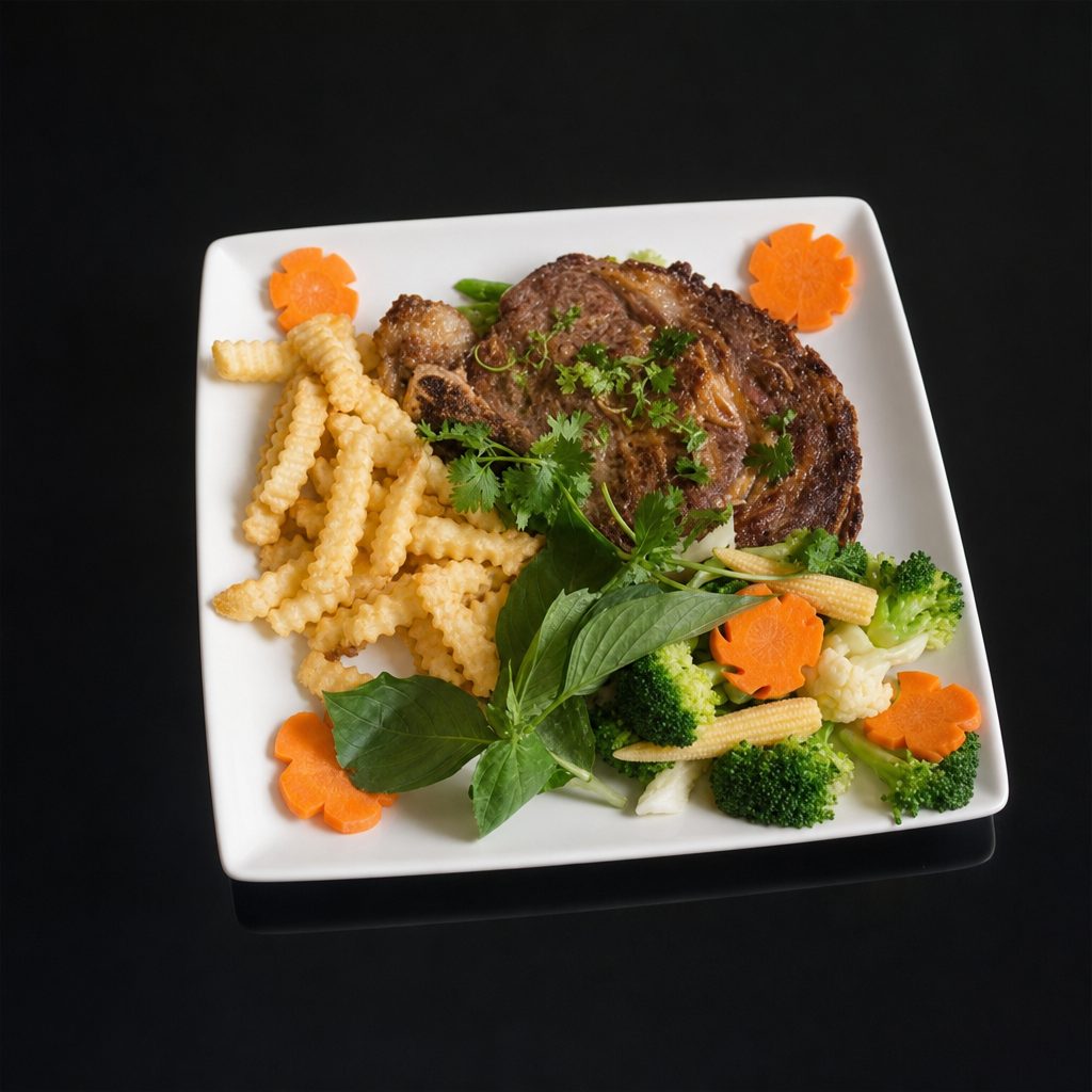 G8. Golden's Gold Steak - Bò Bít Tết.