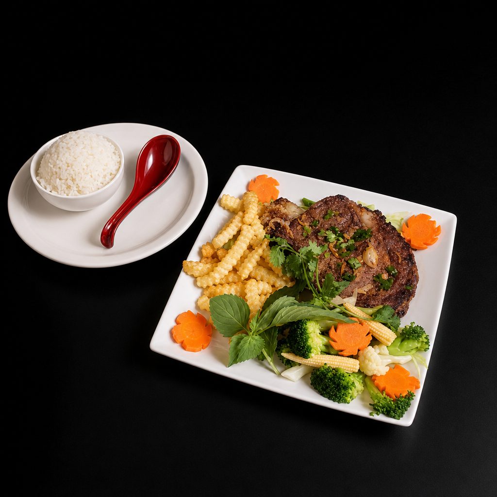 G8. Golden's Gold Steak - Bò Bít Tết.