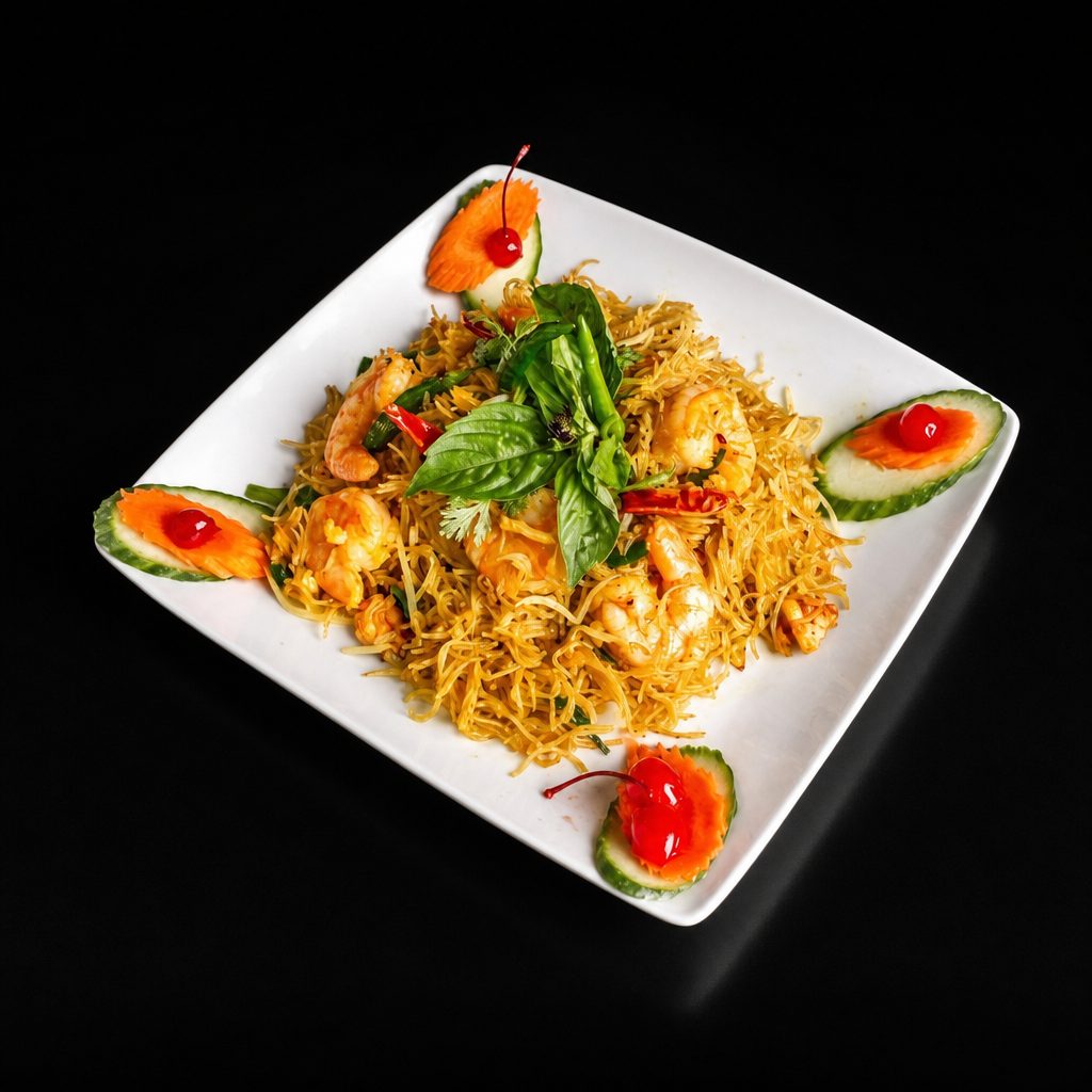 S6. Singapore Noodles - Bún Xào.