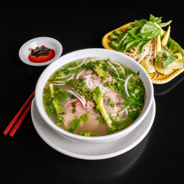 P5. Rare Steak & Brisket - Tái Nạm (M).