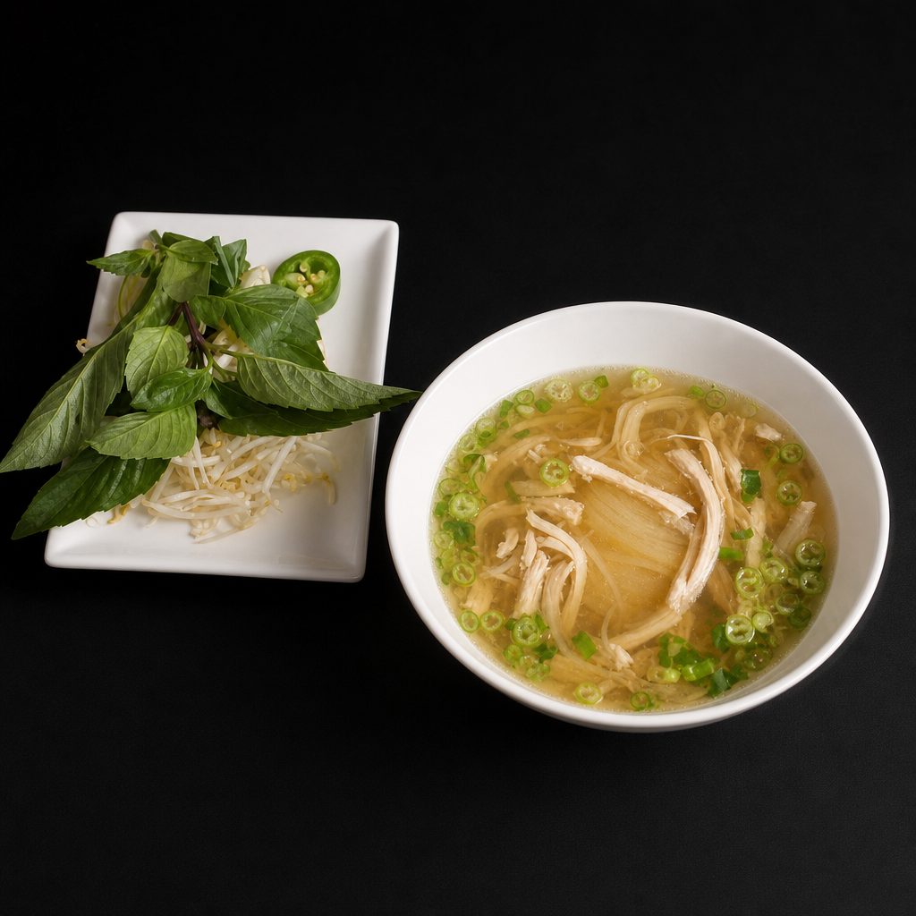 P10. Chicken with Fried Onion - Gà (M).