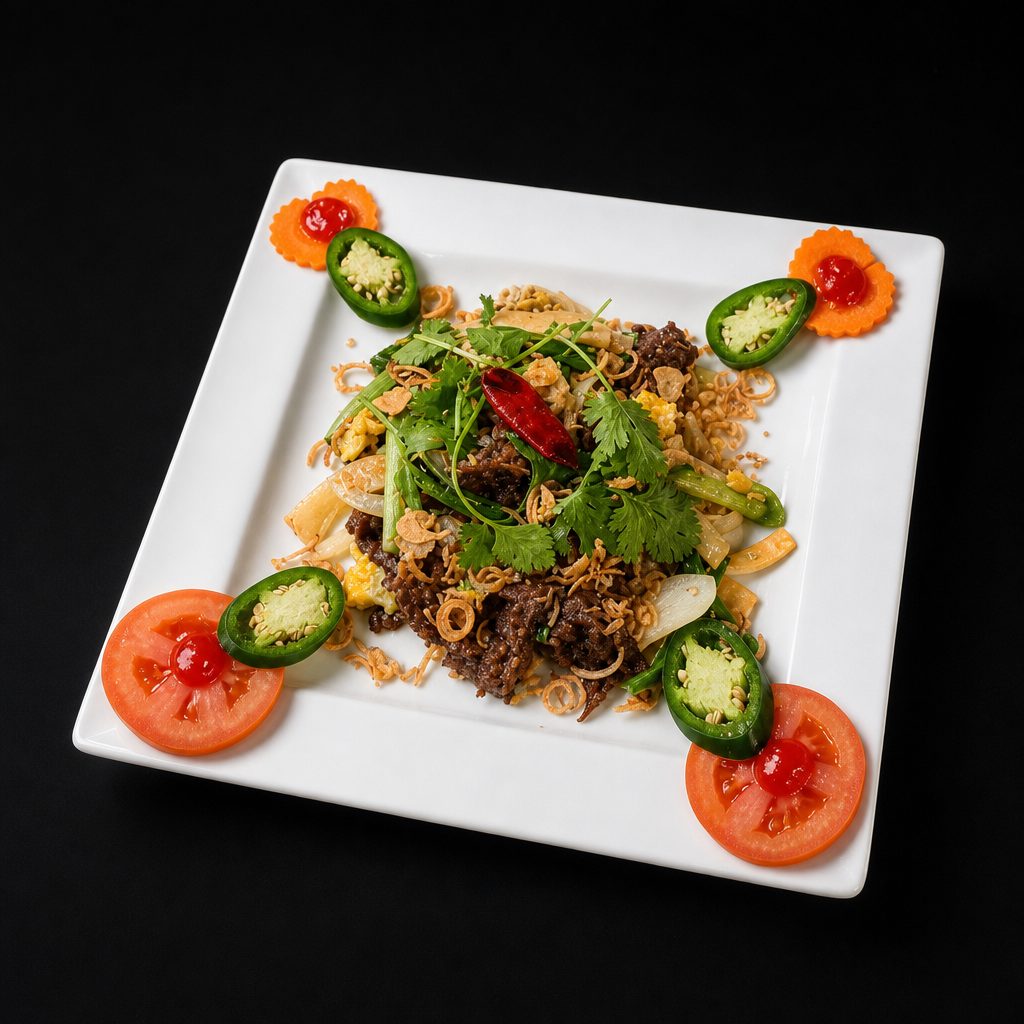 S9. Mongolian Beef - Mông Gò Bò.