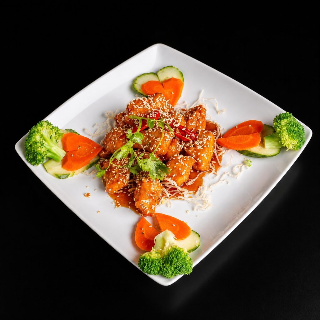 S1. Sesame Chicken - Gà Mè.