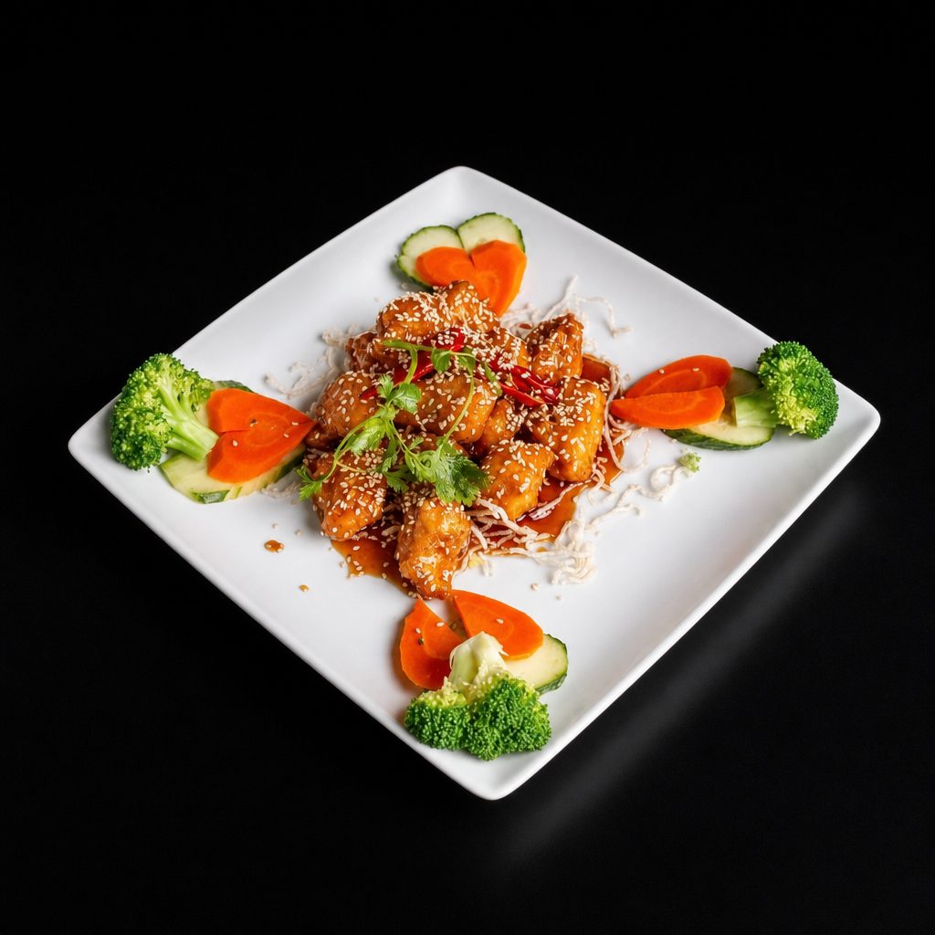 S2. Sesame Chicken - Gà Mè.