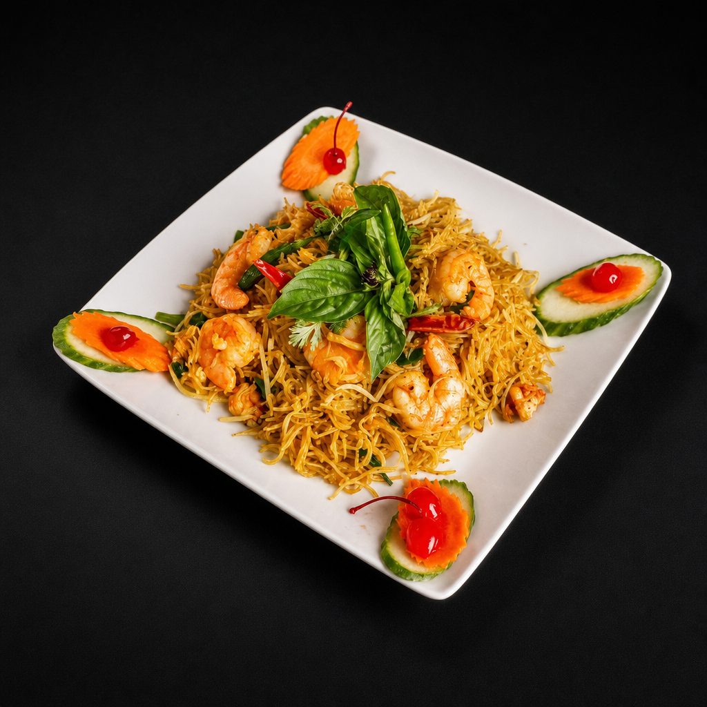 S5. Singapore Noodles - Bún Xào.