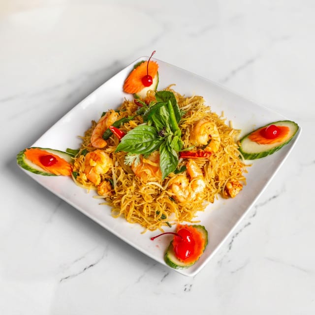 S5. Singapore Noodles - Bún Xào.