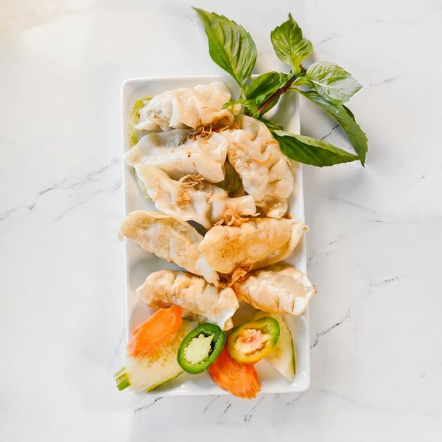 A9. Dumpling Crispy or Steamed - Bánh Xếp Chiên & Hấp.
