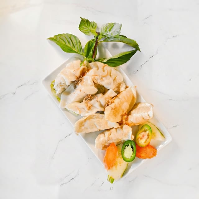 A6. Dumpling Crispy or Steamed - Bánh Xếp Chiên & Hấp.