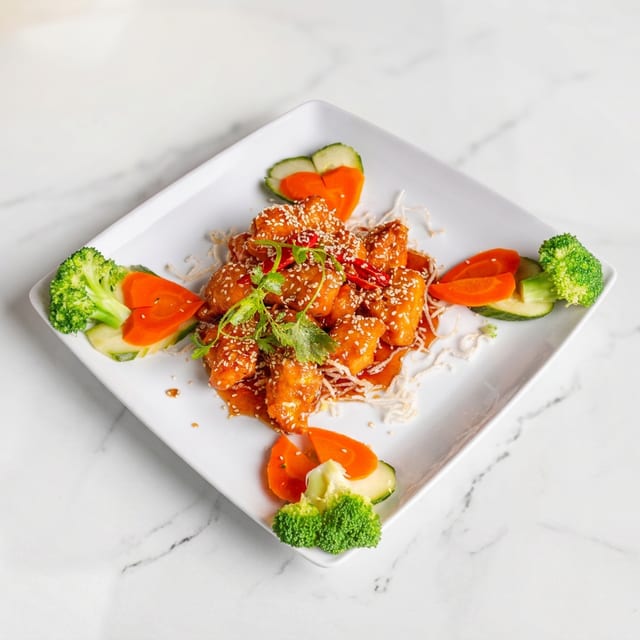 S2. Sesame Chicken - Gà Mè.