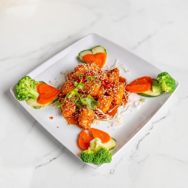 S1. Sesame Chicken - Gà Mè.
