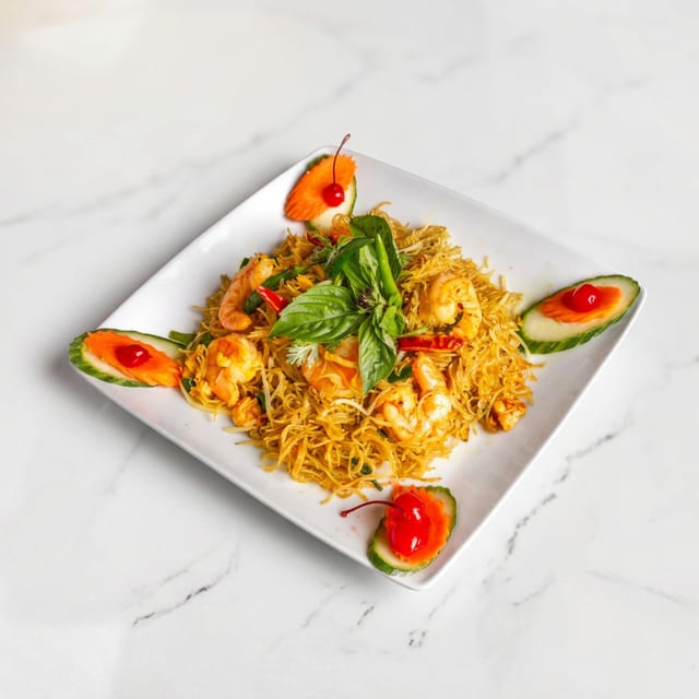 S5. Singapore Noodles - Bún Xào.