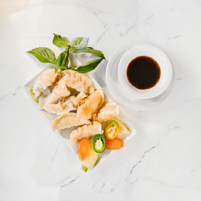A9. Dumpling Crispy or Steamed - Bánh Xếp Chiên & Hấp.