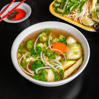 P11. Vegetables Tofu with Fried Onion - Chay (M)