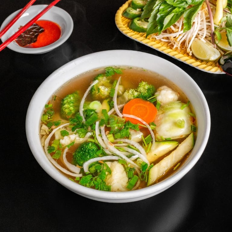 Tasty Taro Delights: Vietnamese Noodles and Boba