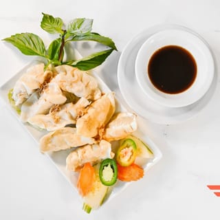 A9. Dumpling Crispy or Steamed - Bánh Xếp Chiên & Hấp
