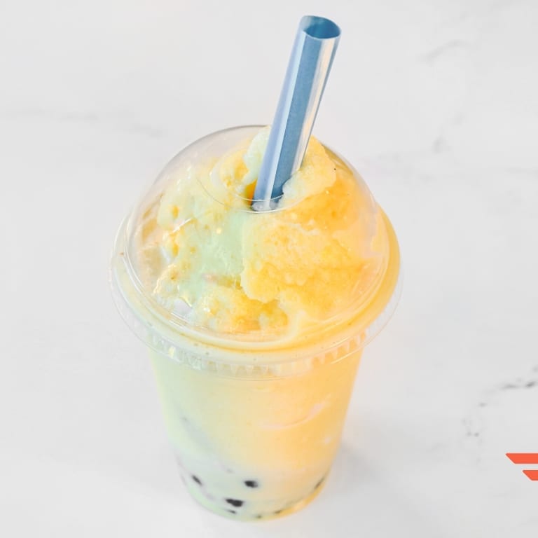 Savor our mango boba